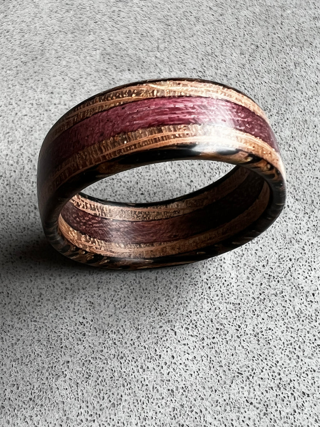 Jarrah, Lacewood & Rosewood Ring