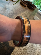 Load image into Gallery viewer, Rosewood, Black Palm &amp; Purpleheart Bracelet
