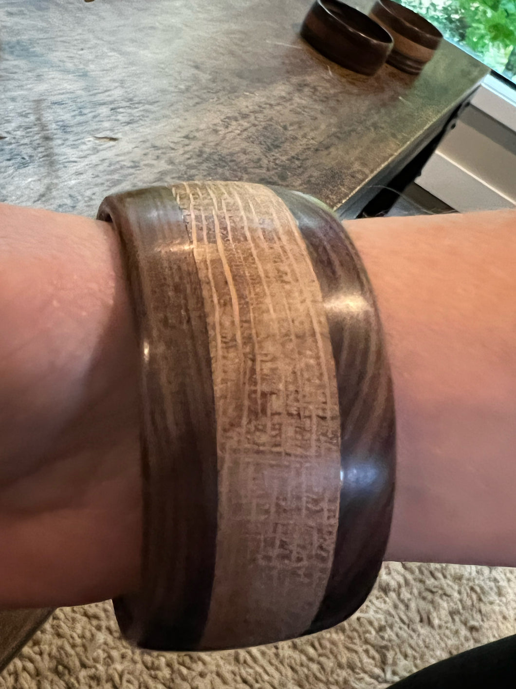 Rosewood & Lacewood Bracelet